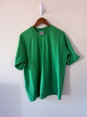 Pro Club Heavyweight Green T-Shirt Men’s XL 100% Cotton Blank Tee